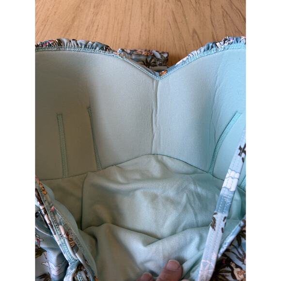 Hot Topic Peter Pan Mermaid Swimsuit Women’s L Retro Rockabilly Disney One Piece - Picture 7 of 16